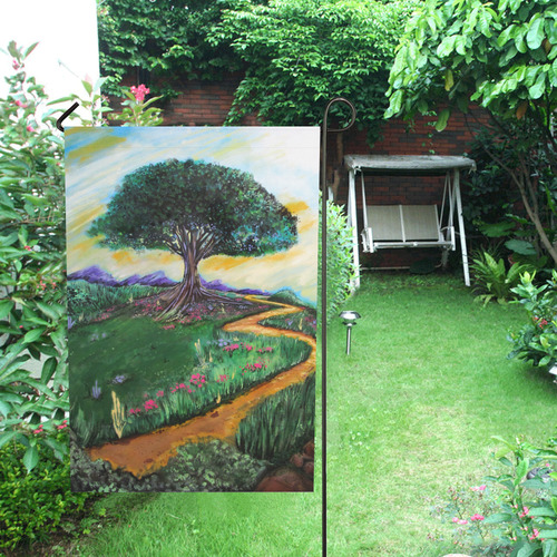 Tree Of Imagination Garden Flag 28''x40'' （Without Flagpole）