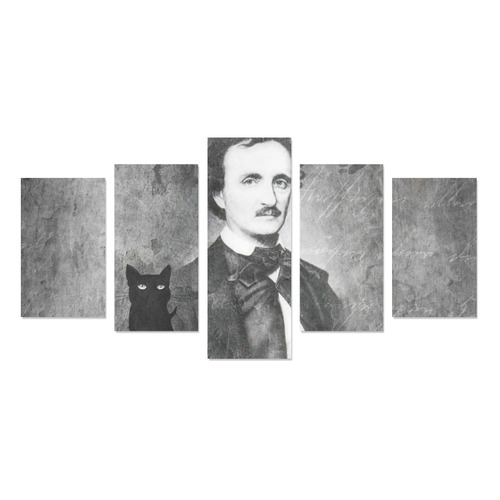 E.A. Poe - The Black Cat Canvas Print Sets C (No Frame)