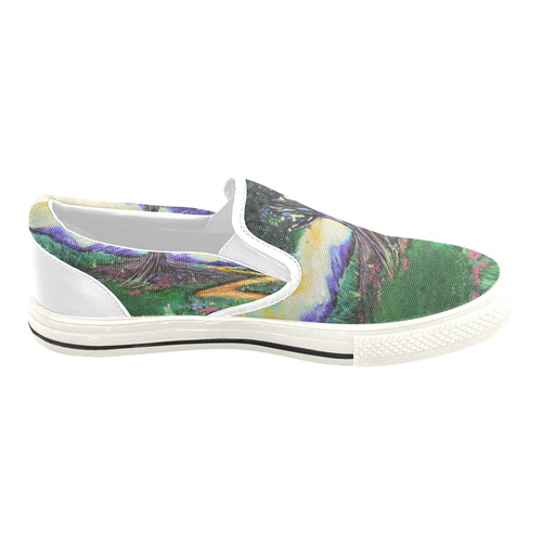 Tree Of Imagination Slip-on Canvas Shoes for Kid (Model 019)