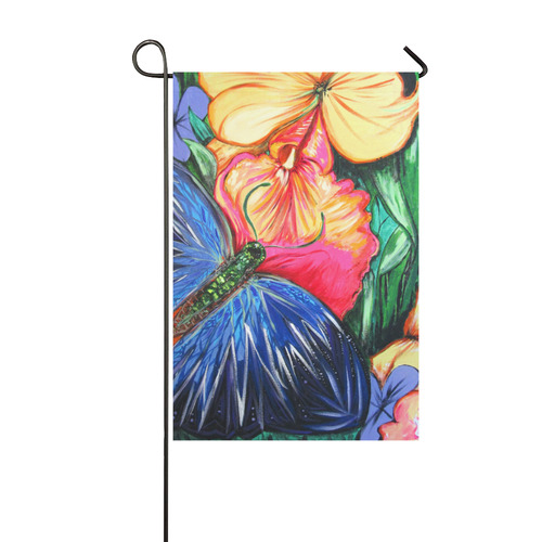 Butterfly Life Garden Flag 12‘’x18‘’（Without Flagpole）