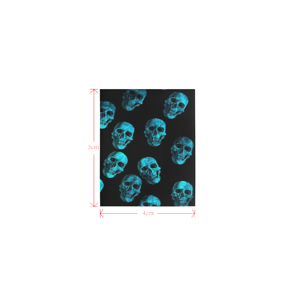 skulls blue by JamColors Logo for Men&Kids Clothes (4cm X 5cm)
