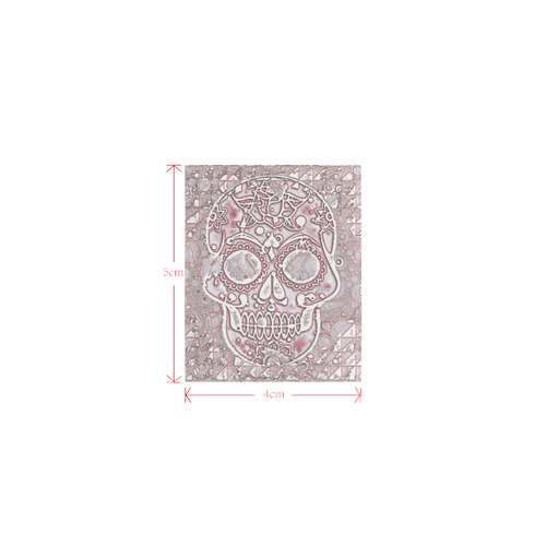 color skull 2 by JamColors Logo for Men&Kids Clothes (4cm X 5cm)