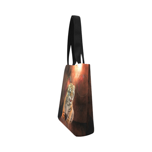 Cute little tiger Canvas Tote Bag (Model 1657)