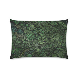 3D Psychedelic Abstract Fantasy Tree Greenery Custom Zippered Pillow Case 16"x24"(Twin Sides)