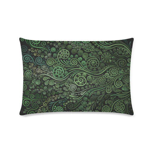 3D Psychedelic Abstract Fantasy Tree Greenery Custom Zippered Pillow Case 16"x24"(Twin Sides)