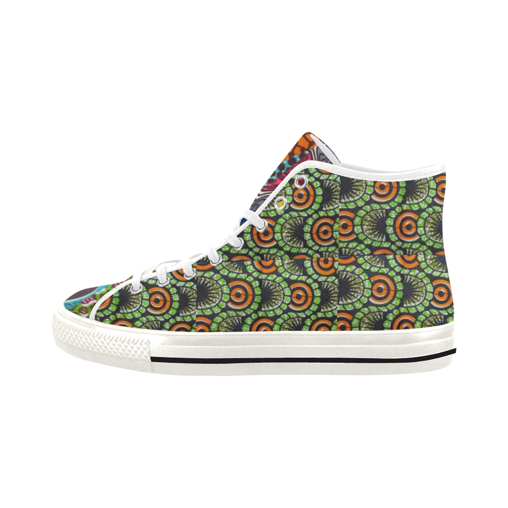 African Print 1 Vancouver H Women's Canvas Shoes (1013-1)