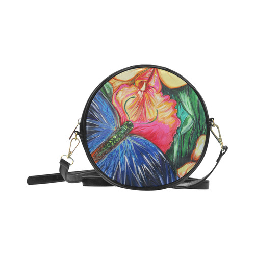 Butterfly Life Round Sling Bag (Model 1647)