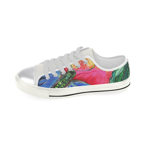 Butterfly Life Canvas Women's Shoes/Large Size (Model 018)