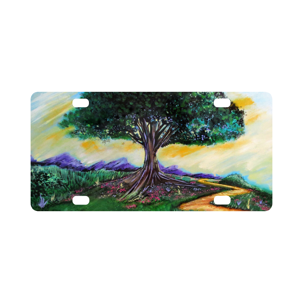 Tree Of Imagination Classic License Plate