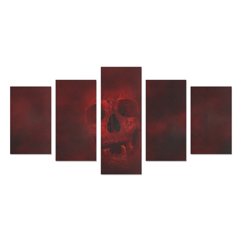 Red Skull Canvas Print Sets C (No Frame)