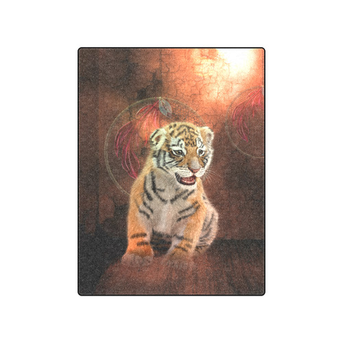 Cute little tiger Blanket 50"x60"
