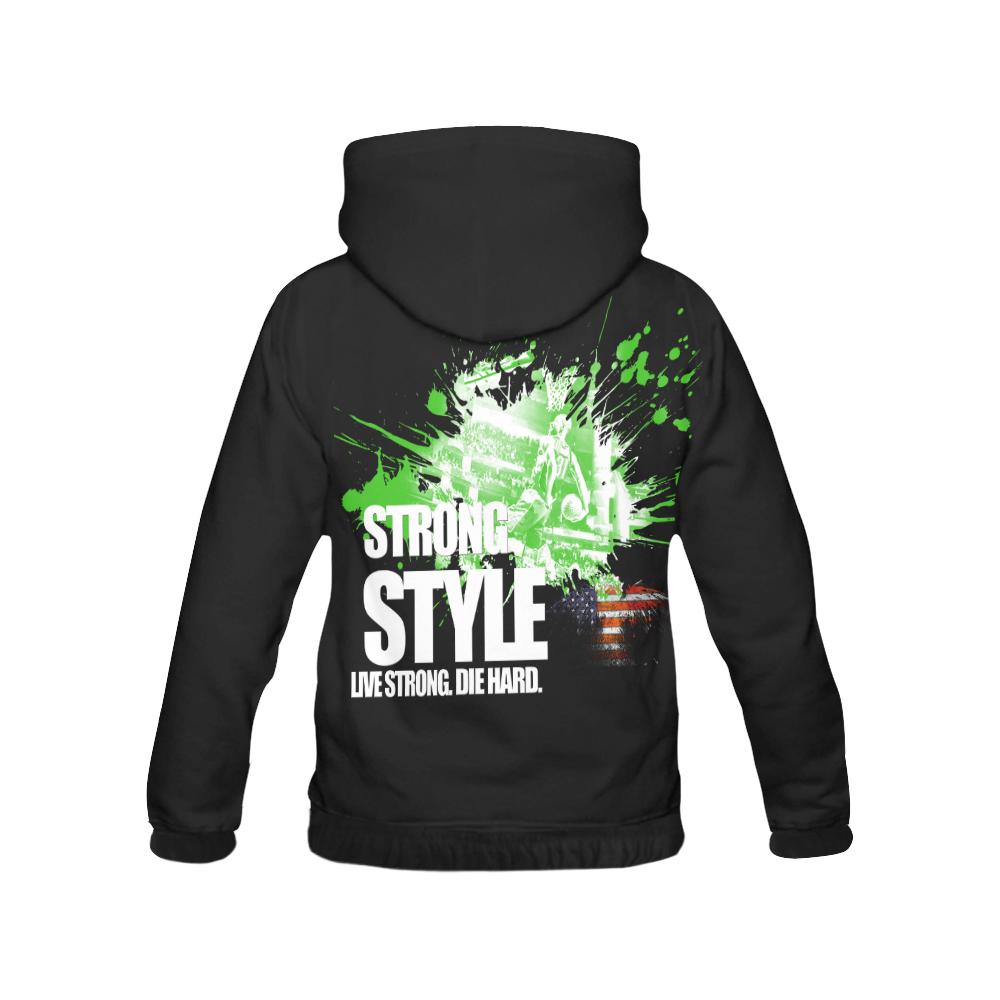 Strong Style Die Hard Basketball All Over Print Hoodie for Men (USA Size) (Model H13)
