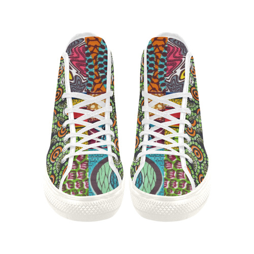 African Print 1 Vancouver H Women's Canvas Shoes (1013-1)