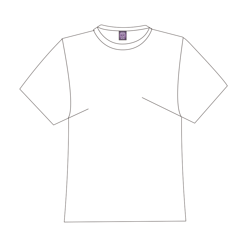 Trendy Skull,purple by JamColors Logo for Men&Kids Clothes (4cm X 5cm)