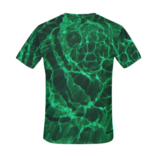 The Green Dive All Over Print T-Shirt for Men (USA Size) (Model T40)