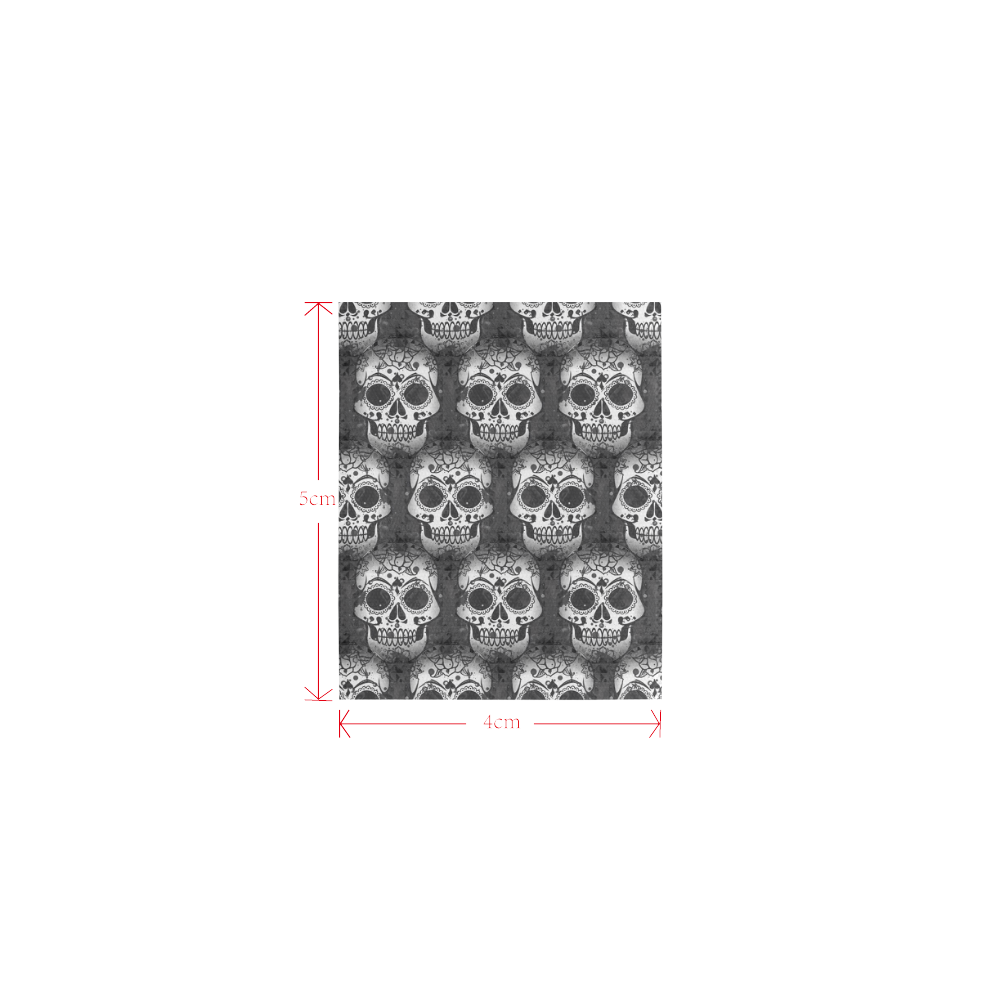 new skull allover pattern by JamColors Logo for Men&Kids Clothes (4cm X 5cm)