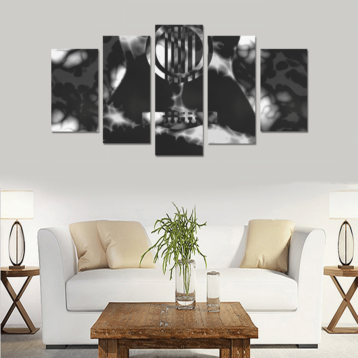 Acoustic Storm Canvas Print Sets A (No Frame)