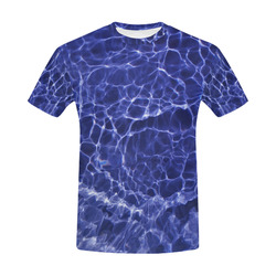 Rattled Water All Over Print T-Shirt for Men (USA Size) (Model T40)