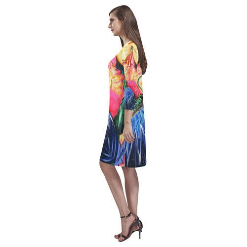 Butterfly Life Rhea Loose Round Neck Dress(Model D22)