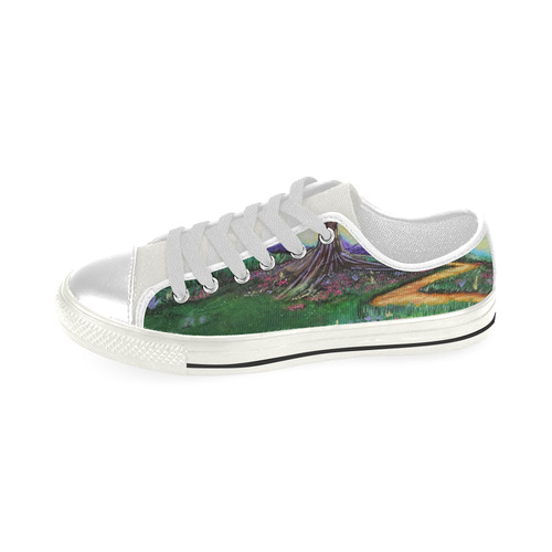 Tree Of Imagination Low Top Canvas Shoes for Kid (Model 018)