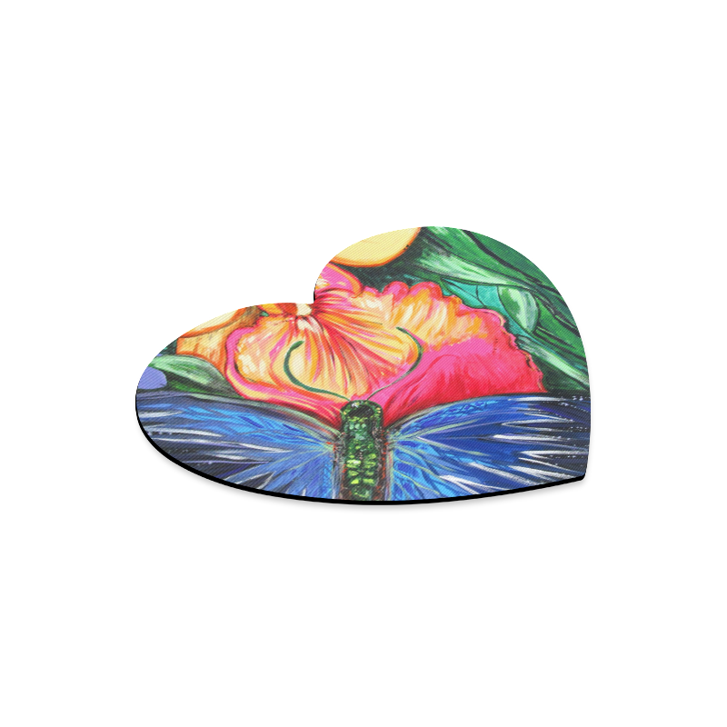 Butterfly Life Heart-shaped Mousepad