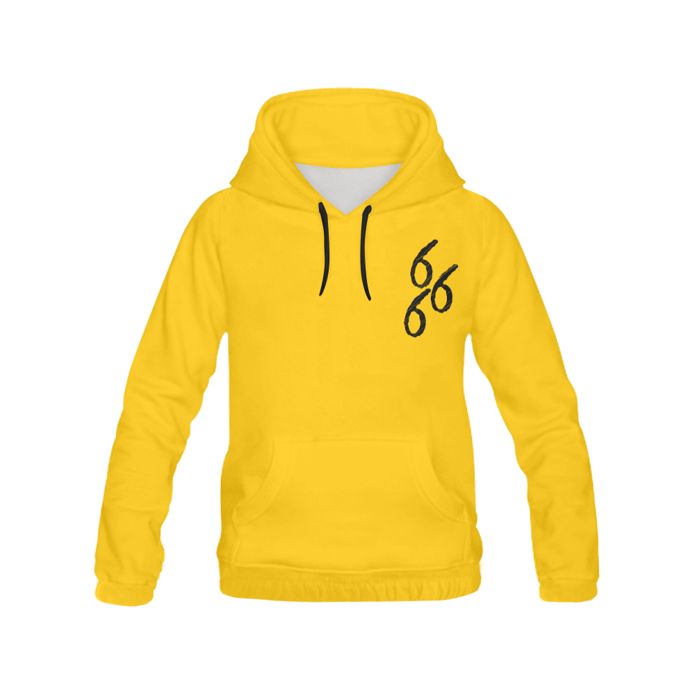 IT Yellow Hoodie All Over Print Hoodie for Men (USA Size) (Model H13)