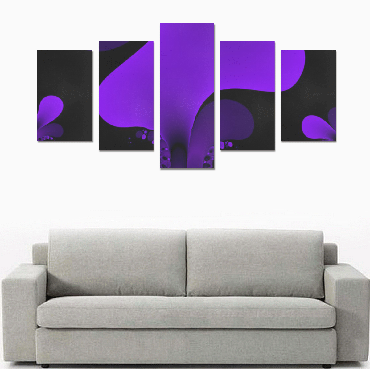 purple Canvas Print Sets C (No Frame)