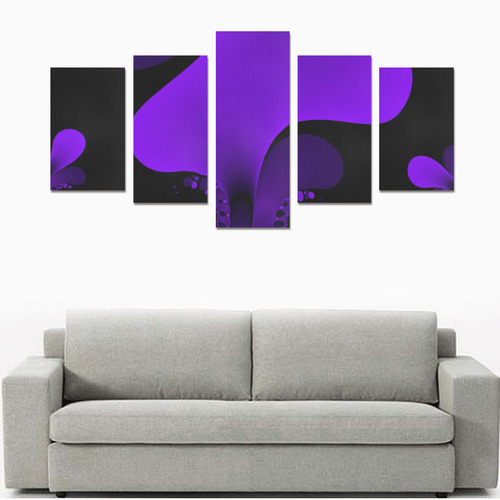 purple Canvas Print Sets C (No Frame)