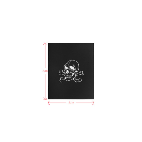 Skull 816 (Halloween) Logo for Men&Kids Clothes (4cm X 5cm)