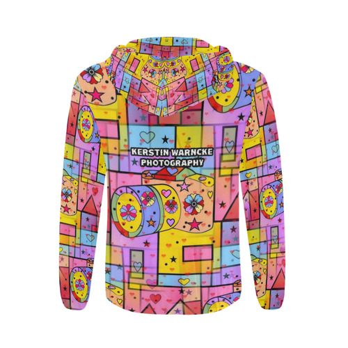 Kerstin Wahncke photography All Over Print Full Zip Hoodie for Men (Model H14)