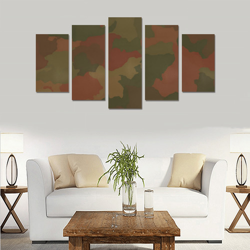 Camo 8 Canvas Print Sets A (No Frame)