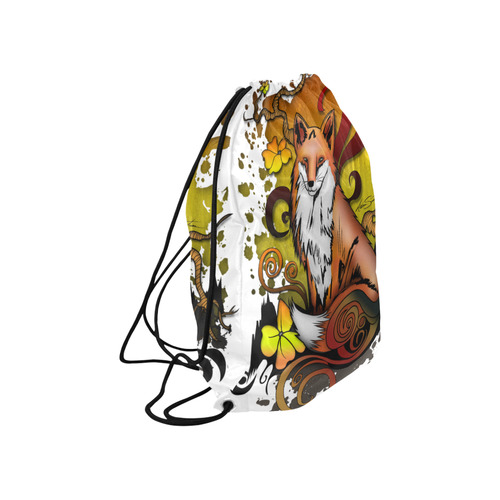 Outdoor Fox Large Drawstring Bag Model 1604 (Twin Sides)  16.5"(W) * 19.3"(H)
