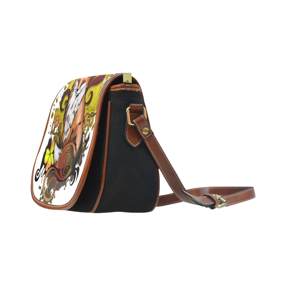 Outdoor Fox Saddle Bag/Small (Model 1649)(Flap Customization)