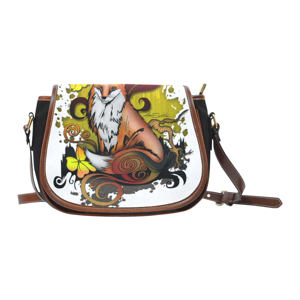 Outdoor Fox Saddle Bag/Small (Model 1649)(Flap Customization)