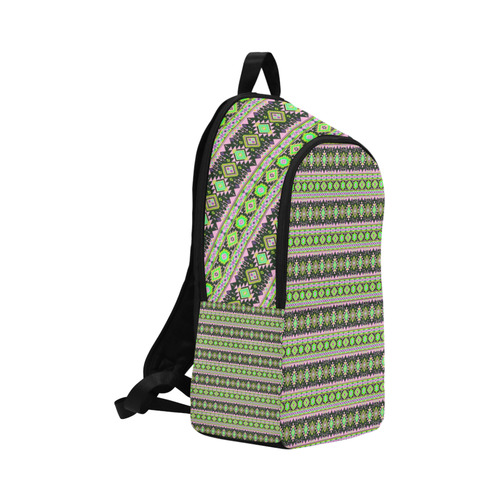 fancy tribal border pattern 17A by JamColors Fabric Backpack for Adult (Model 1659)