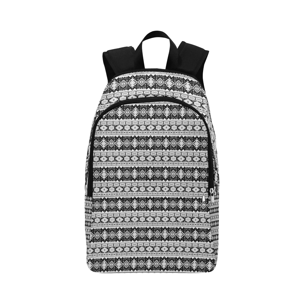 fancy tribal border pattern 17B by JamColors Fabric Backpack for Adult (Model 1659)