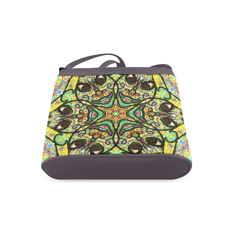 Sacred Geometry "Aquarious" by MAR from Thleudron Crossbody Bags (Model 1613)