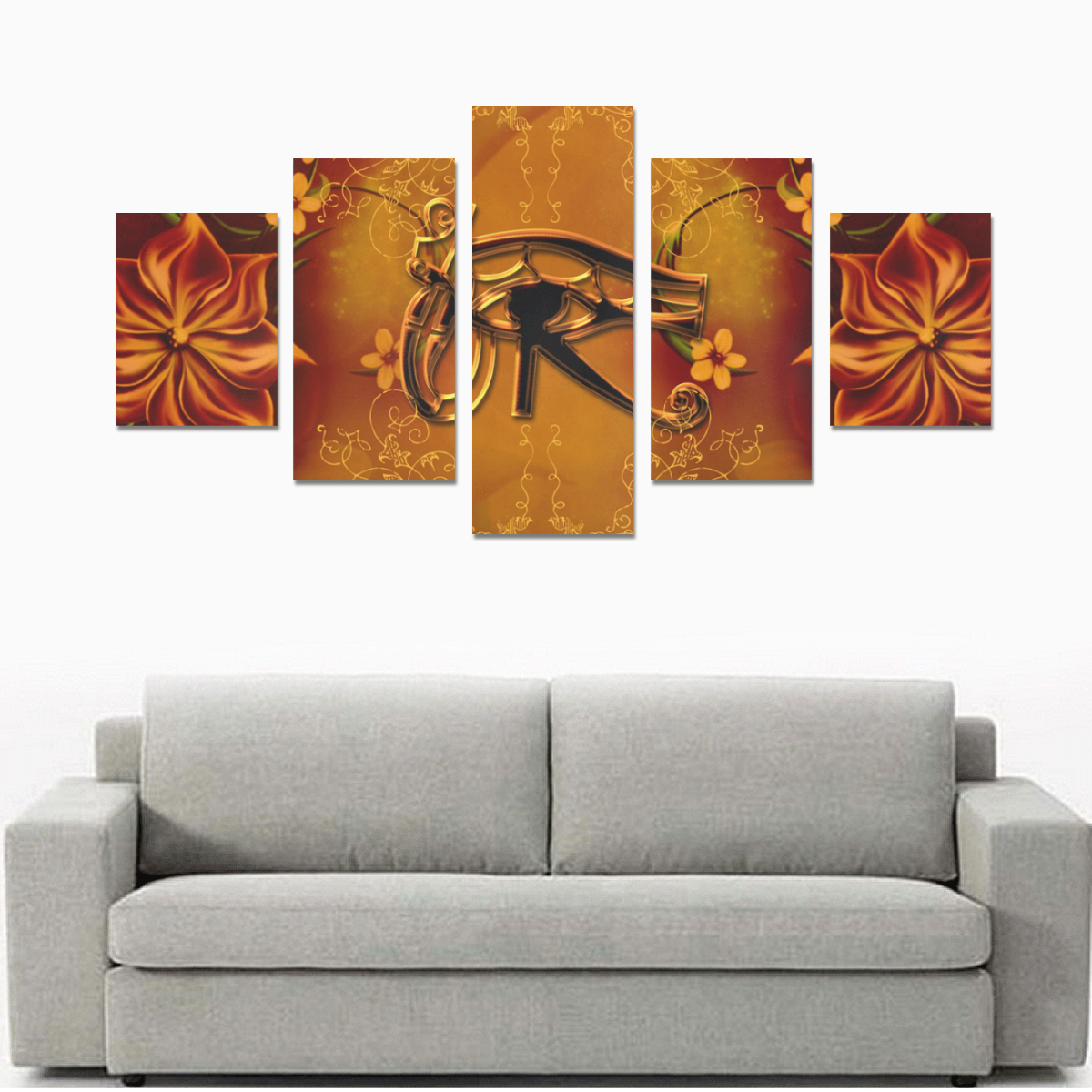 The all seeing eye Canvas Print Sets B (No Frame)