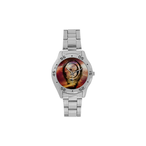 Dancing on the moon Men's Stainless Steel Analog Watch(Model 108)