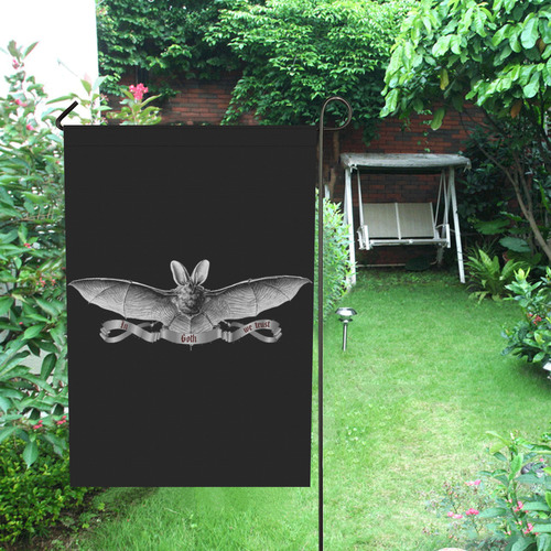 Gothic Bat Garden Flag 28''x40'' （Without Flagpole）