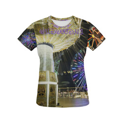 OOWDNJ All Over Print T-Shirt for Women (USA Size) (Model T40)