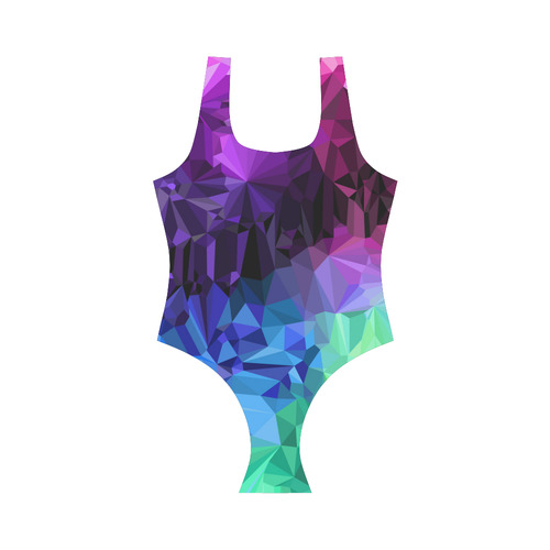 mystic crystals Vest One Piece Swimsuit (Model S04)