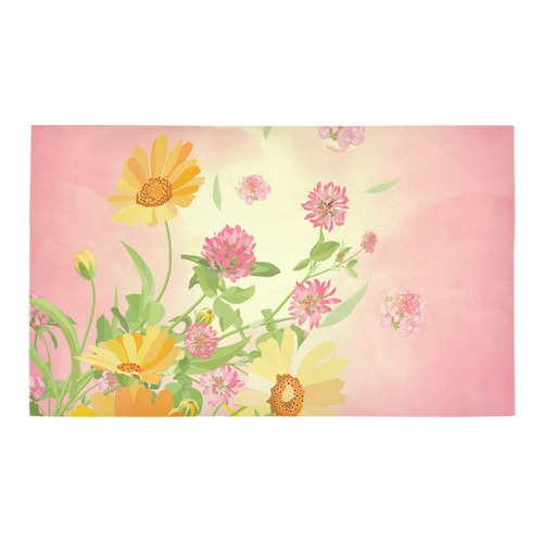 Wonderful flowers, soft colors Azalea Doormat 30" x 18" (Sponge Material)
