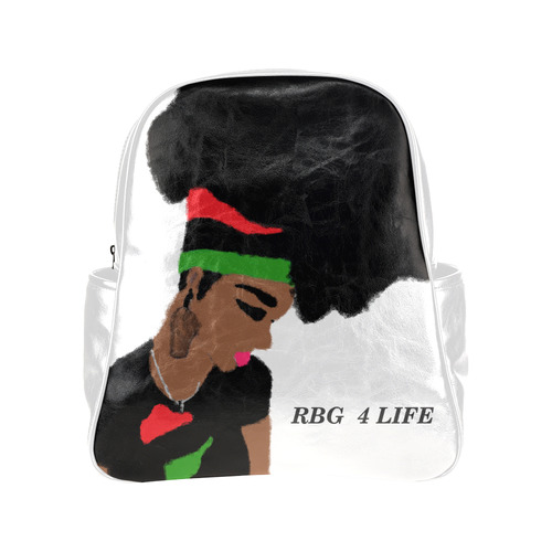 RBG 4 LIFE BOOK BAG Multi-Pockets Backpack (Model 1636)
