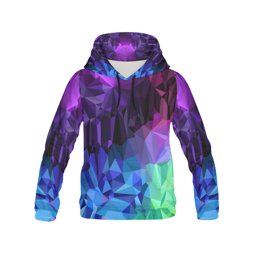 Mystic Crystals All Over Print Hoodie for Women (USA Size) (Model H13)