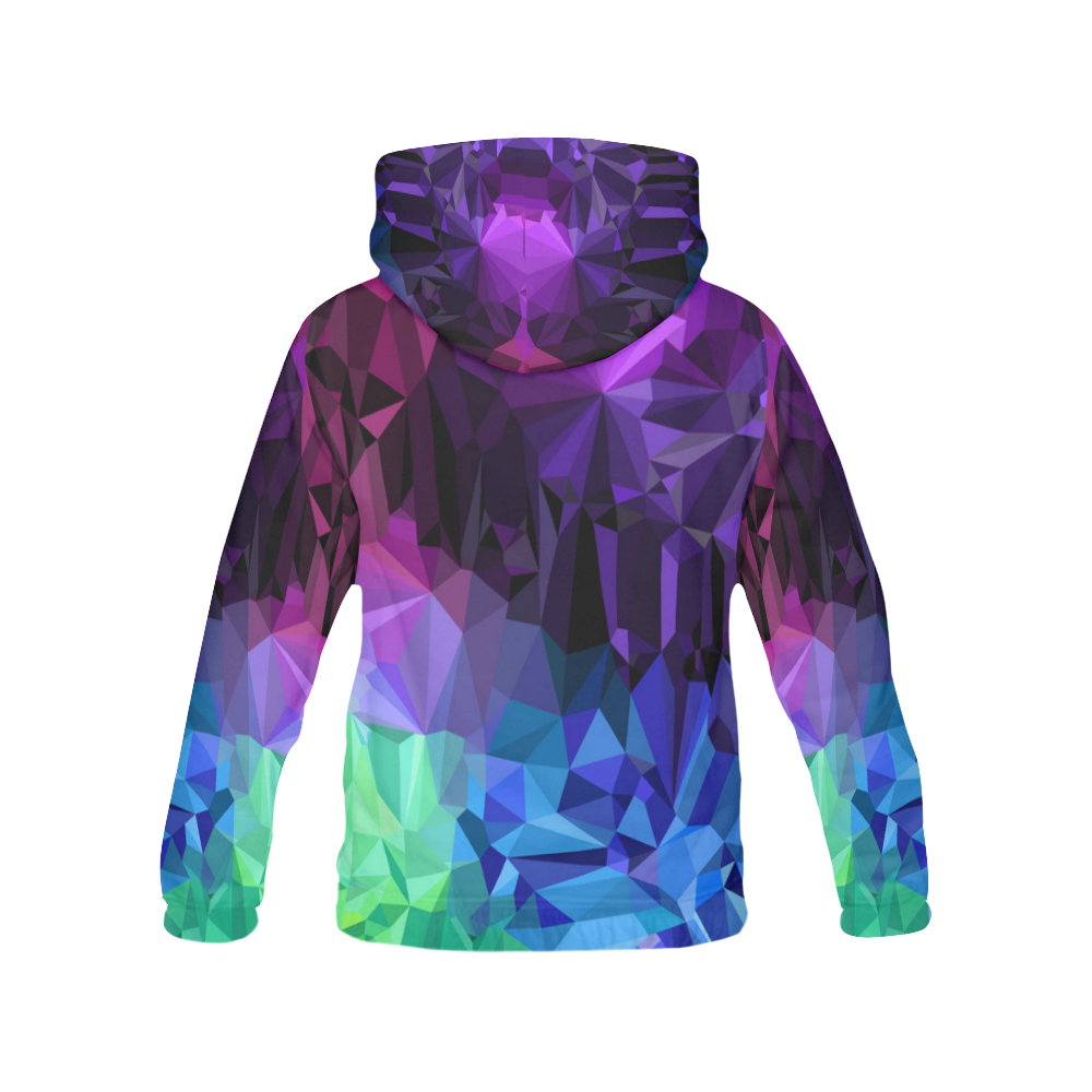 Mystic Crystals All Over Print Hoodie for Women (USA Size) (Model H13)