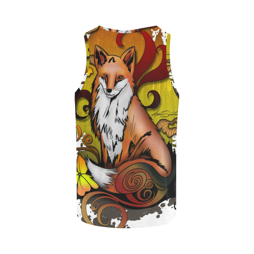 Outdoor Fox All Over Print Tank Top for Women (Model T43)