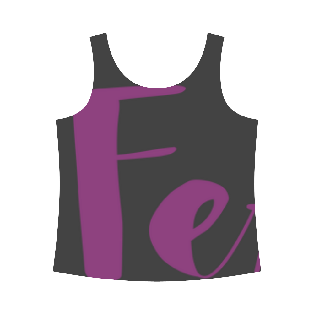 feactiva top2 All Over Print Tank Top for Women (Model T43)