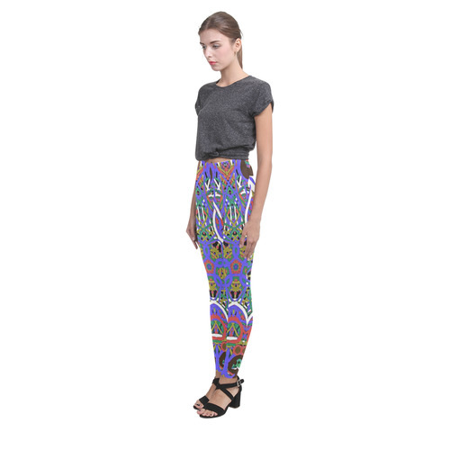 Thleudron Women's Happy Cassandra Women's Leggings (Model L01)