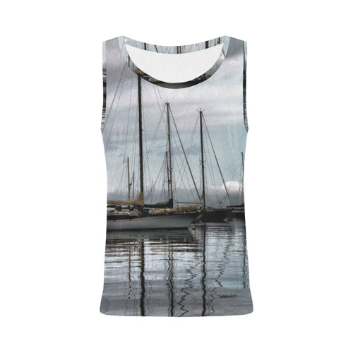 Sailin All Over Print Tank Top for Women (Model T43)